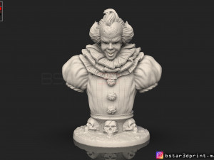 it bust high quality - chapter two - halloween 3d print model 3D 프린트 모델