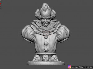 it bust high quality - chapter two - halloween 3d print model 3D 프린트 모델