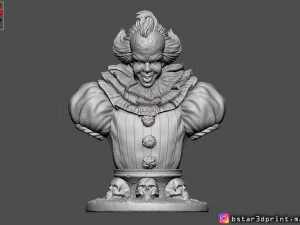 it bust high quality - chapter two - halloween 3d print model 3D Print Model