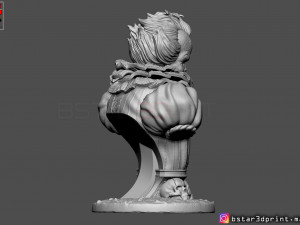 it bust high quality - chapter two - halloween 3d print model 3D 프린트 모델