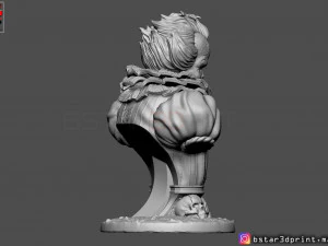 it bust high quality - chapter two - halloween 3d print model 3D Print Model