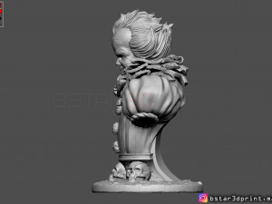 it bust high quality - chapter two - halloween 3d print model 3D 프린트 모델