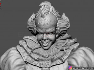 it bust high quality - chapter two - halloween 3d print model 3D 프린트 모델