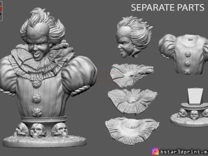 it bust high quality - chapter two - halloween 3d print model 3D Print Model