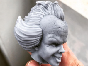 it bust high quality - chapter two - halloween 3d print model 3D 프린트 모델