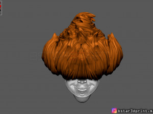 penny wise mask - it chapter two 3d print model 3D Принт Модель