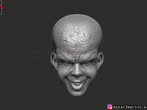 penny wise mask - it chapter two 3d print model 3D Принт Модель