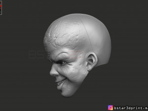 penny wise mask - it chapter two 3d print model 3D Принт Модель