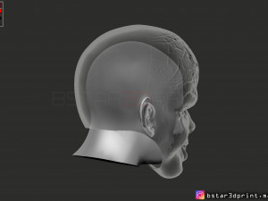 penny wise mask - it chapter two 3d print model 3D Принт Модель