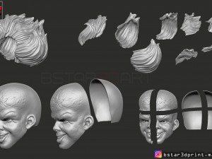 penny wise mask - it chapter two 3d print model 3D Принт Модель