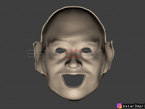 leatherface 1974 killing mask - the texas chainsaw massacre 3d print model Modelo de Impressão 3D