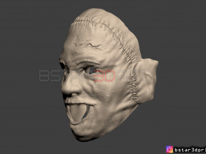 leatherface 1974 killing mask - the texas chainsaw massacre 3d print model Modelo de Impressão 3D