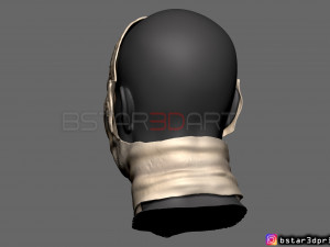 leatherface 1974 killing mask - the texas chainsaw massacre 3d print model Modelo de Impressão 3D