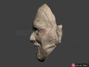 m&aacute;scara de matar leatherface 1974 - o massacre da serra el&eacute;trica no Texas modelo de impress&atilde;o 3D Modelo de Impressão 3D