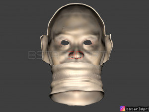 leatherface 1974 killing mask - the texas chainsaw massacre 3d print model Modelo de Impressão 3D