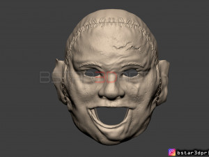 leatherface 1974 killing mask - the texas chainsaw massacre 3d print model Modelo de Impressão 3D