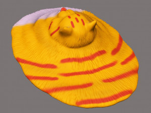 funny cat 3D 프린트 모델