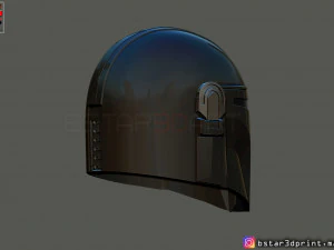 mandalorian helmet - star wars movie 2019 - 3d print 3D Print Model