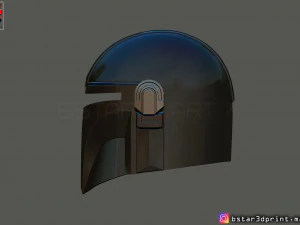 mandalorian helmet - star wars movie 2019 - 3d print 3D Print Model