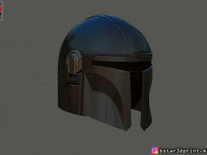 mandalorian helmet - star wars movie 2019 - 3d print 3D Print Model