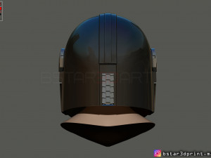 mandalorian helmet - star wars movie 2019 - 3d print 3D-Druckmodell