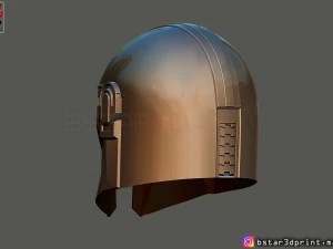 mandalorian helmet - star wars movie 2019 - 3d print 3D Print Model