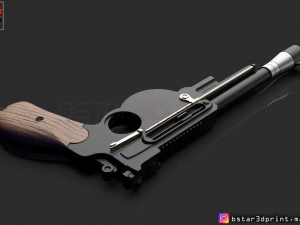 mandalorian blaster - pistol starwars - mandalorian star wars movie 2019 3d print model 3D Print Model