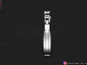 mandalorian blaster - pistol starwars - mandalorian star wars movie 2019 3d print model 3D Print Model