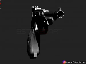mandalorian blaster - pistol starwars - mandalorian star wars movie 2019 3d print model 3D Print Model