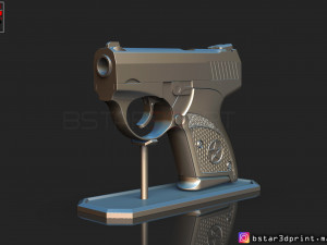 bond bullpup 9 3d print model 3Dプリントモデル