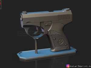 bond bullpup 9 3d print model 3Dプリントモデル