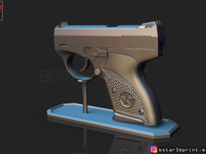 bond bullpup 9 3d print model 3Dプリントモデル