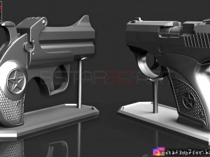 bond bullpup 9 3d print model 3Dプリントモデル