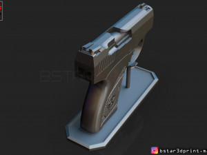 bond bullpup 9 3d print model 3Dプリントモデル
