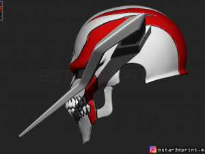 the whole hollow mask - kurosaki ichigo - bleach 3d print model 3d print model Modelo de impresión 3D