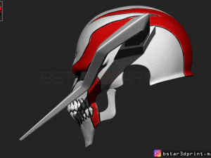 the whole hollow mask - kurosaki ichigo - bleach 3d print model 3d print model 3D Print Model