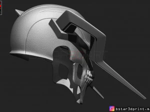 the whole hollow mask - kurosaki ichigo - bleach 3d print model 3d print model 3D Print Model