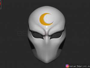 moon knight mask - marvel comic helmet 3d print model 3D Print Model