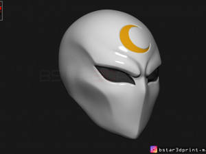 moon knight mask - marvel comic helmet 3d print model 3D Print Model