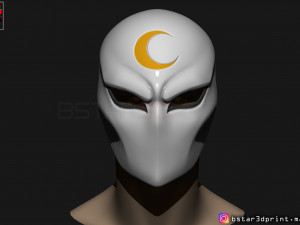 moon knight mask - marvel comic helmet 3d print model 3D Print Model