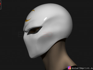 moon knight mask - marvel comic helmet 3d print model 3D Print Model