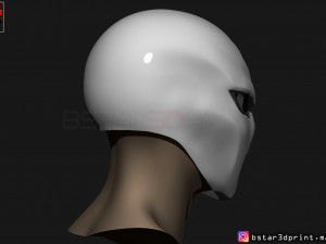 moon knight mask - marvel comic helmet 3d print model 3D Print Model