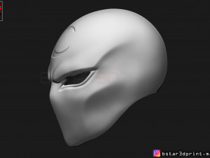 moon knight mask - marvel comic helmet 3d print model 3D Print Model