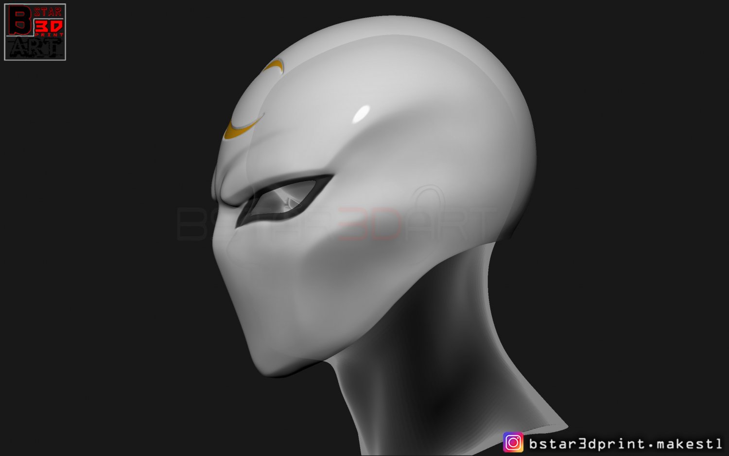 Moon Knight Mask Marvel Comic Helmet 3d Print Model 3d Model In