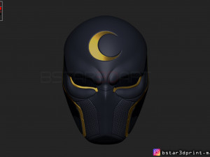 the moon knight helmet - marvel mask high quality 3d print model 3D Baskı Modeli
