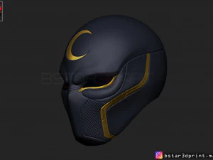 the moon knight helmet - marvel mask high quality 3d print model 3D Print Model