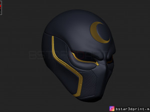 the moon knight helmet - marvel mask high quality 3d print model 3D Baskı Modeli