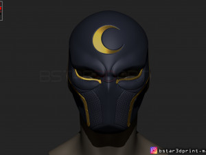 the moon knight helmet - marvel mask high quality 3d print model 3D Baskı Modeli