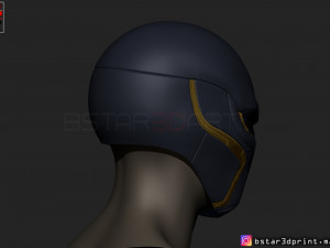the moon knight helmet - marvel mask high quality 3d print model 3D Baskı Modeli