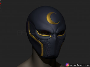 the moon knight helmet - marvel mask high quality 3d print model 3D Baskı Modeli